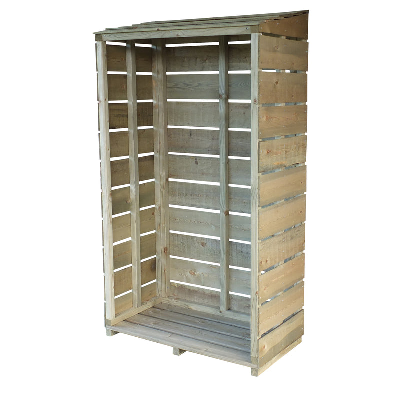 Tall Wall Log Store