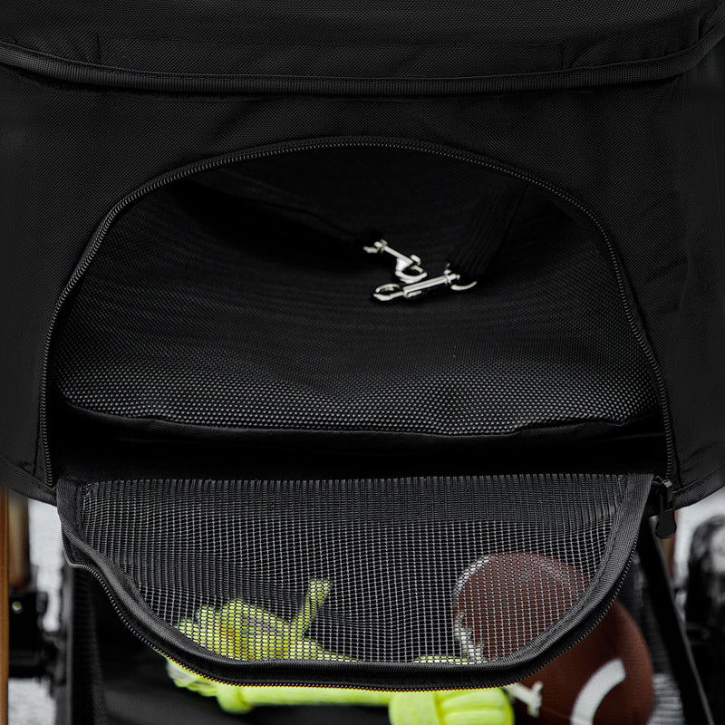 PawHut 3 in 1 Pet Stroller with Detachable Carrier for Mini Dogs