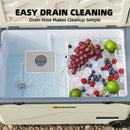 Outsunny Compressor Car Fridge Freezer, Camping Refrigerator W/ App Control