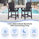 Set of 2 Tall Adirondack Chairs