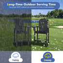 Set of 2 Tall Adirondack Chairs