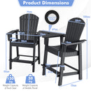 Set of 2 Tall Adirondack Chairs