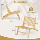 Teak Wood Outdoor Reclining Chair