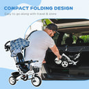 HOMCOM 6 In 1 Trike For Toddler 1-5 Years With Parent Handle
