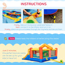 Outsunny Bouncy Castle with Pool and Slides - Extra Large