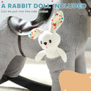 AIYAPLAY Baby Rocking Horse, Toddler Animal Rocker for Kids Aged 2-5, Grey