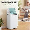 HOMCOM Kitchen Bin with Fast Motion Sensor, 50L Stainless Steel Sensor Bin