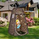 Toilet Shower Changing Beach Camping Tent Room Portable Pop Up Private Travel-Camouflage