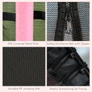 HOMCOM 5.4FT Kids Trampoline With Enclosure Indoor Outdoor, Pink