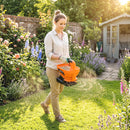 Outsunny Cordless Spreader, 3.3L Handheld Seed Spreader