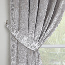 Curtina Trinity Pencil Pleat Curtains in Silver