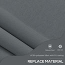 Outsunny Freestanding Retractable Awning, Non-Screw Garden Awning