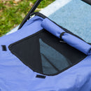 PawHut Foldable Pet Stroller With Cushion, For M, L Dogs