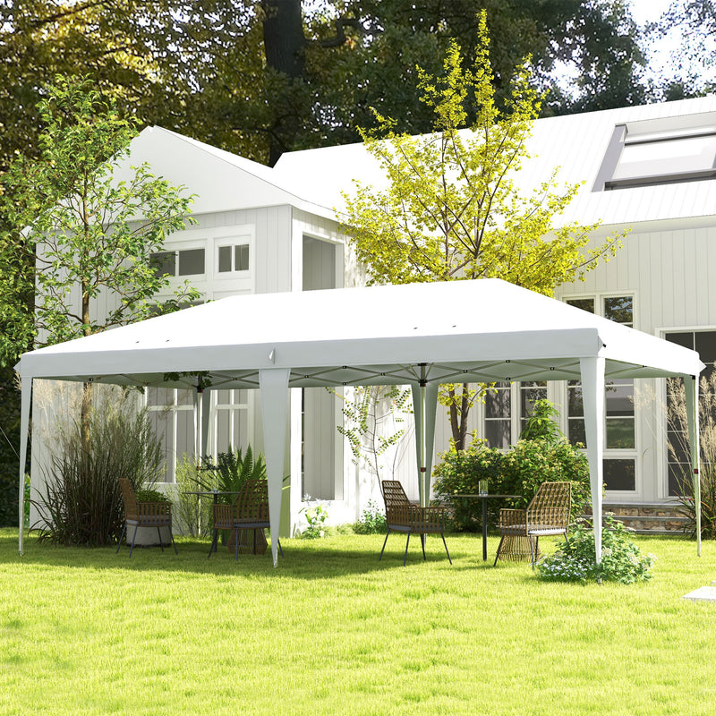 Outsunny 6 X 3(m) Pop Up Gazebo Patio Party Event Heavy Duty Canopy