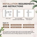 PawHut 4-Piece Cat Wall Furniture w/ Hammock, Ladder, Platforms - Dark Grey