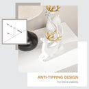 HOMCOM 3 Drawer Dresser, Chest of Drawers Storage Cabinet, White