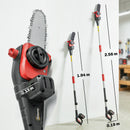 Outsunny Cordless Pole Chainsaw, 1.94m/2.56m Electric Chainsaw