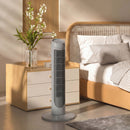 HOMCOM 75cm Tower Fan Noise Reduction Wind 3-Level Cool ABS Indoor Grey