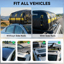 Outsunny Car Roof Bag, 21 Cubic Feet Waterproof Car Roof Box, Yellow