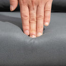 HOMCOM Stylish Retro Swivel Tub Chair Steel Frame Cushion Seat Dark Grey/Brown