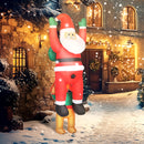 Outsunny Blow Up Hanging Christmas Decoration with Built-in LED Lights