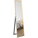 HOMCOM Full Length Mirror Wall Mount Leaning Standing Mirror, White