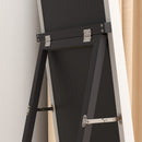 HOMCOM Full Length Mirror Wall Mount Leaning Standing Mirror, White