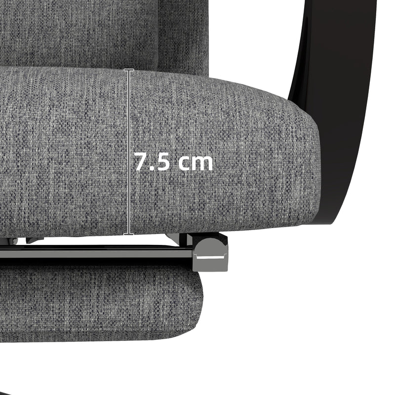 Vinsetto Home Office Chair Reclining Computer Chair W/ Lumbar Support