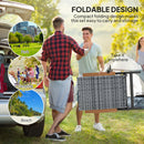 Outsunny Outdoor Folding Dining Chair, Dining Chair