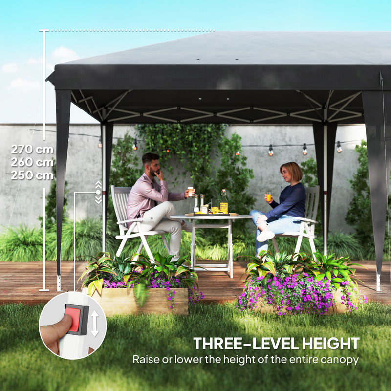Outsunny 6 X 3(m) Pop Up Gazebo Patio Party Event Heavy Duty Canopy