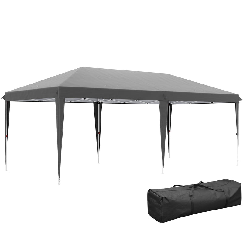 Outsunny 6 X 3(m) Pop Up Gazebo Patio Party Event Heavy Duty Canopy