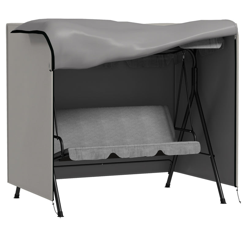 Outsunny Garden Furniture Protector Patio Swing Chair Cover - Grey