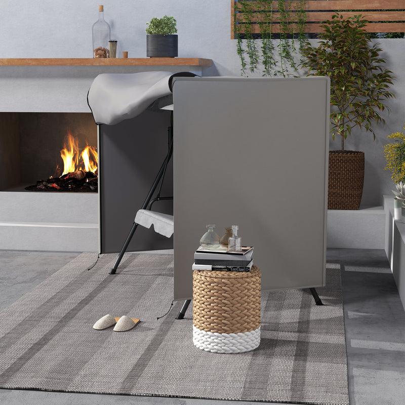 Outsunny Garden Furniture Protector Patio Swing Chair Cover - Grey