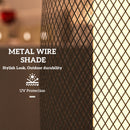 Outsunny 71.5 cm Garden Solar Lamp, Metal Floor Lamp with Auto On/Off LED