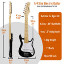 3rd Avenue Junior Electric Guitar Pack - Black & White