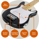 3rd Avenue Junior Electric Guitar Pack - Black & White