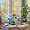 AIYAPLAY Kids Sofa Set Toddler Armchair with Footrest, Children Chair, Blue
