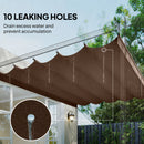Outsunny Pergola Shade Cover Replacement Canopy for Pergola