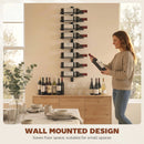 HOMCOM Wall Mount Wine Rack