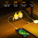 HOMCOM Computer Desk Home Office Desk with Monitor Stand