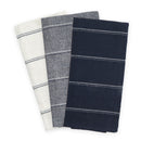 Utopia 3 Pack Kitchen Tea Towel Set in Navy