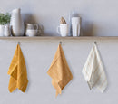Utopia 3 Pack Kitchen Tea Towel Set in Ochre