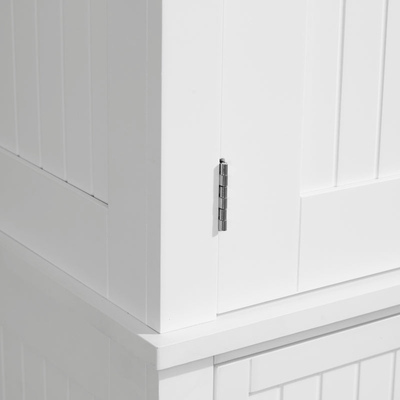 Storage Cabinet Cupboard Drawer Kitchen Pantry Home Organizer Furniture - White