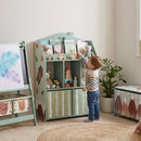AIYAPLAY Kids Bookshelf with Storage, Toy Storage Unit for Playroom, Green