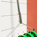 Outsunny Grass Spike Roller, Soil Aerator w/ 3 Piece Handle and T-bar Grip