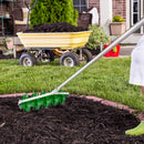 Outsunny Grass Spike Roller, Soil Aerator w/ 3 Piece Handle and T-bar Grip