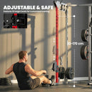 SPORTNOW Power Cage Power Rack With Cable Pulley System