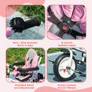 HOMCOM 6 In 1 Kids Trike, Stroller With Parent Handle