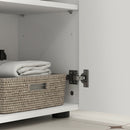 kleankin Bathroom Vanity Unit, Under Sink Cabinet with Shelf, White