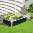 Outsunny Garden Raised Bed 120x90x30 cm - Grey